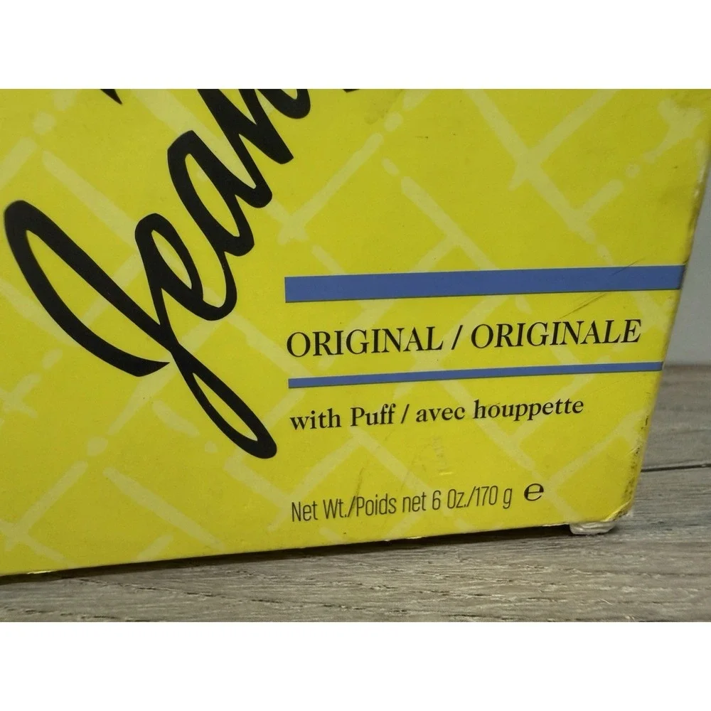 Vintage Jean Nate Silkening Body Powder Original w/Puff 6oz New By Revlon Sealed